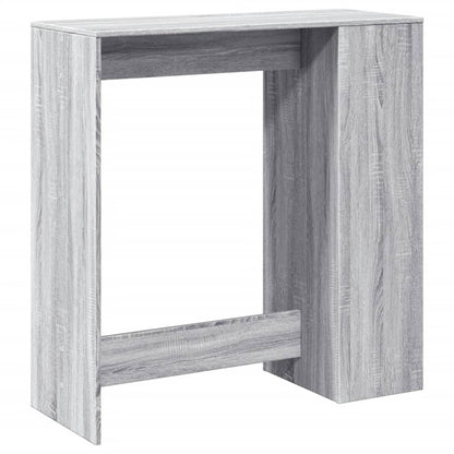 Bartisch mit Regal Grau Sonoma 101x40x103,5 cm Holzwerkstoff