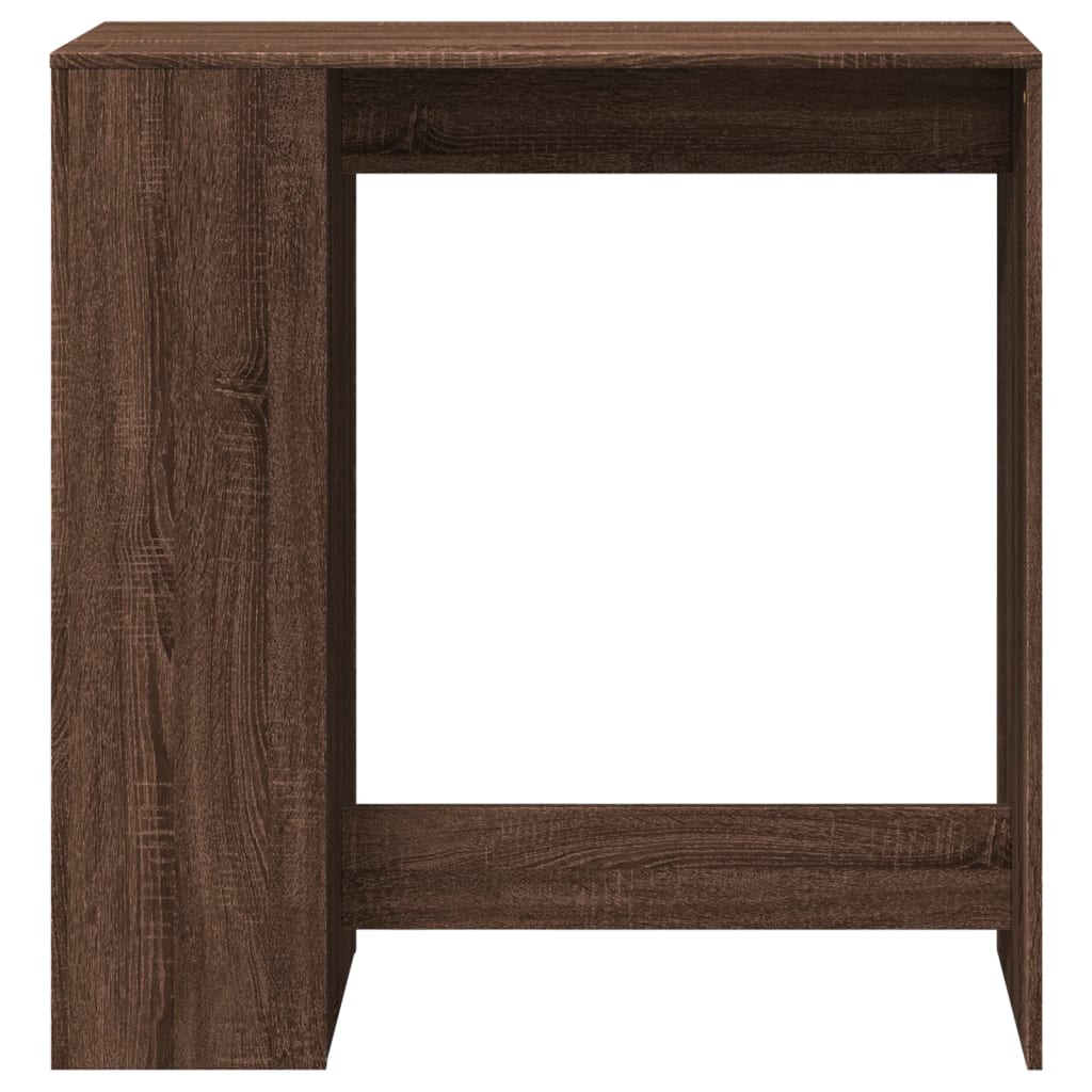 Bartisch mit Regal Braun Eiche 101x40x103,5 cm Holzwerkstoff