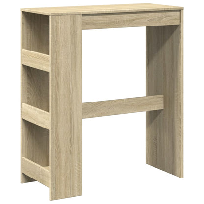 Bartisch mit Regal Sonoma-Eiche 90x40x103,5 cm Holzwerkstoff