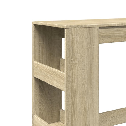 Bartisch mit Regal Sonoma-Eiche 90x40x103,5 cm Holzwerkstoff