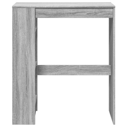 Bartisch mit Regal Grau Sonoma 90x40x103,5 cm Holzwerkstoff