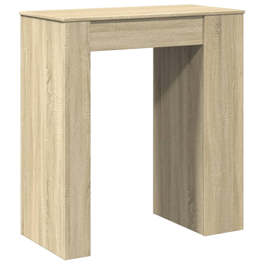 Bartisch mit Regal Sonoma-Eiche 95x47x103,5 cm Holzwerkstoff