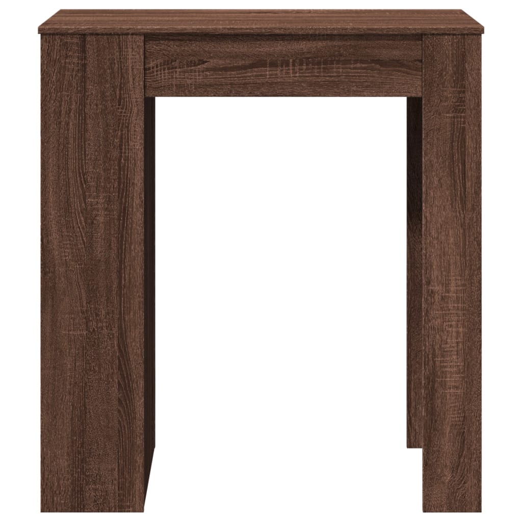 Bartisch mit Regal Braun Eiche 95x47x103,5 cm Holzwerkstoff