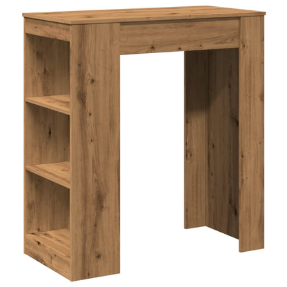 Bartisch mit Regal Artisan-Eiche 95x47x103,5 cm Holzwerkstoff