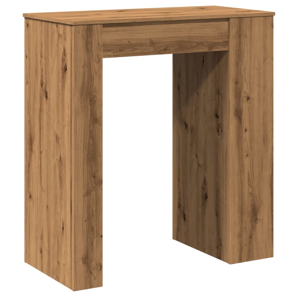 Bartisch mit Regal Artisan-Eiche 95x47x103,5 cm Holzwerkstoff