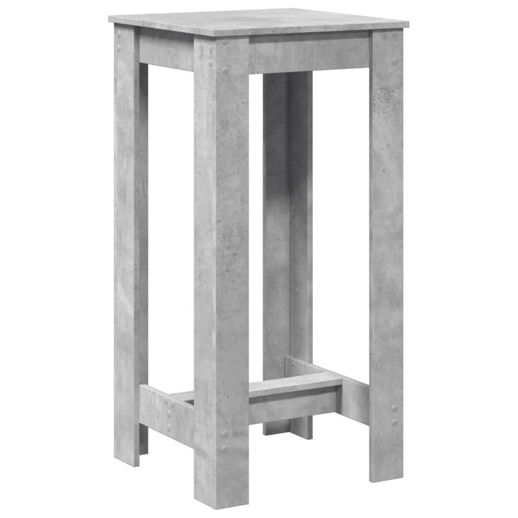 Bartisch Betongrau 51x50x103,5 cm Holzwerkstoff