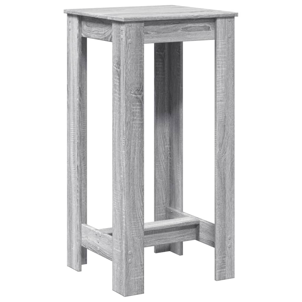 Bartisch Grau Sonoma 51x50x103,5 cm Holzwerkstoff