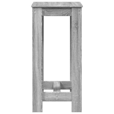 Bartisch Grau Sonoma 51x50x103,5 cm Holzwerkstoff