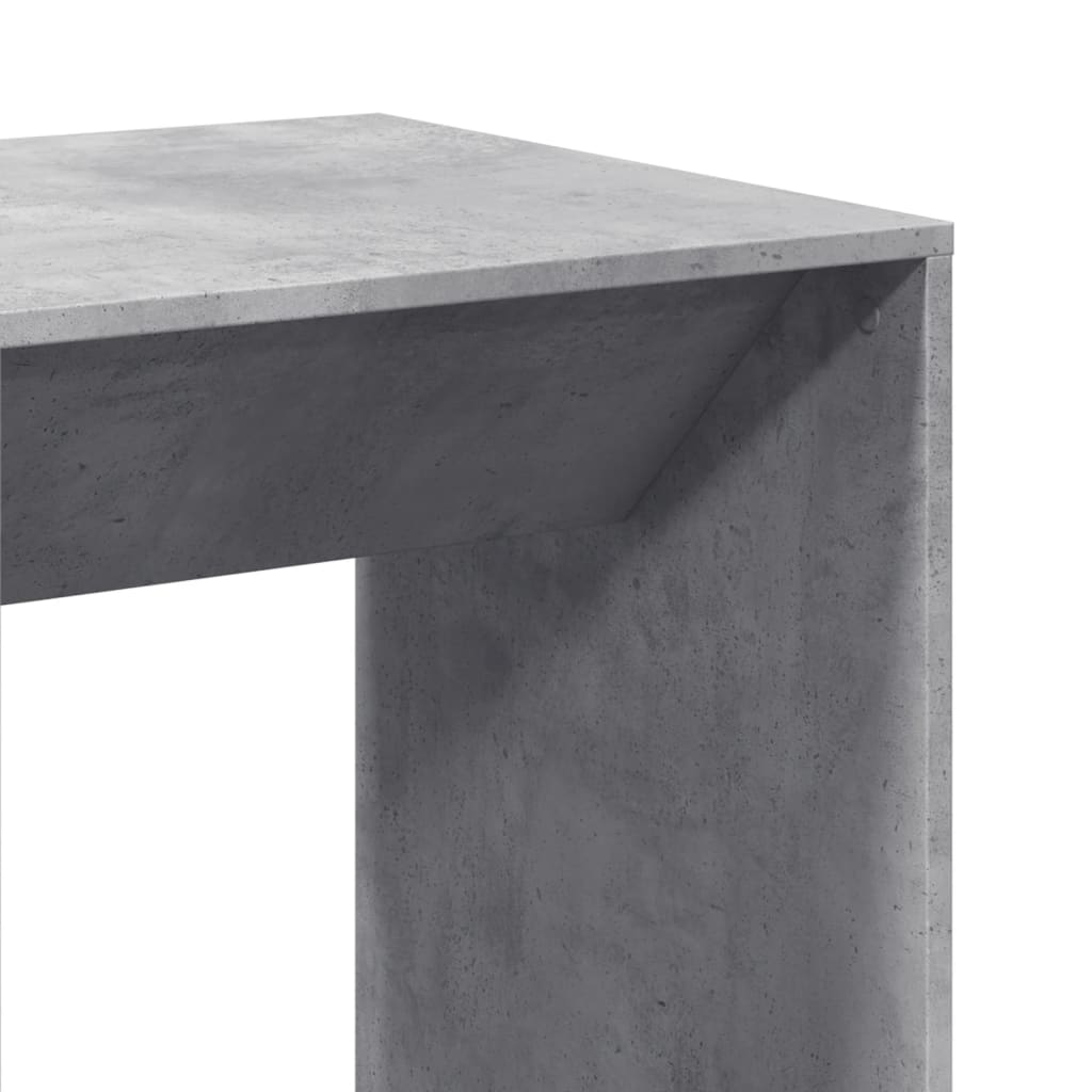 Bartisch Betongrau 51x50x103,5 cm Holzwerkstoff