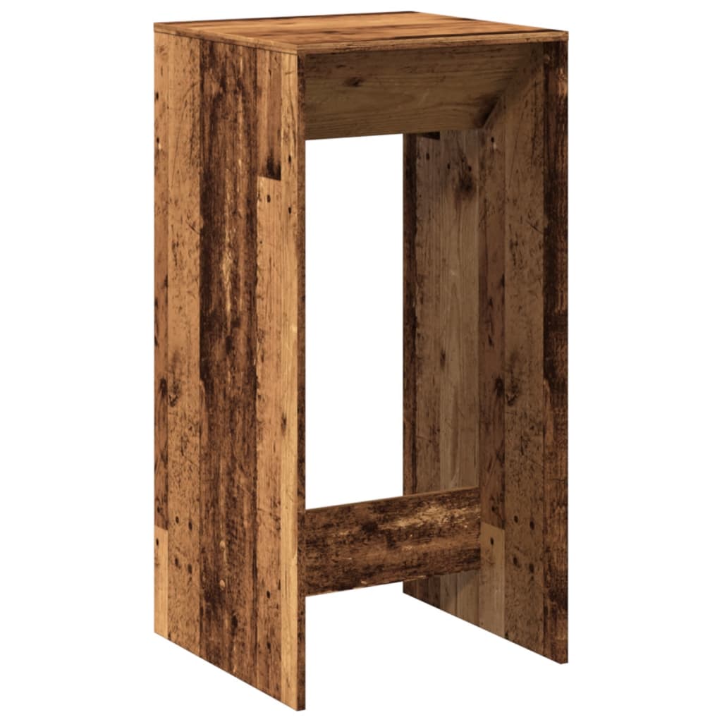 Bartisch Altholz-Optik 51x50x103,5 cm Holzwerkstoff