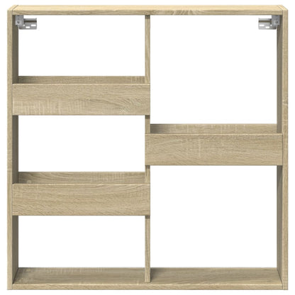 Wandschrank Sonoma-Eiche 80x15x80 cm Holzwerkstoff