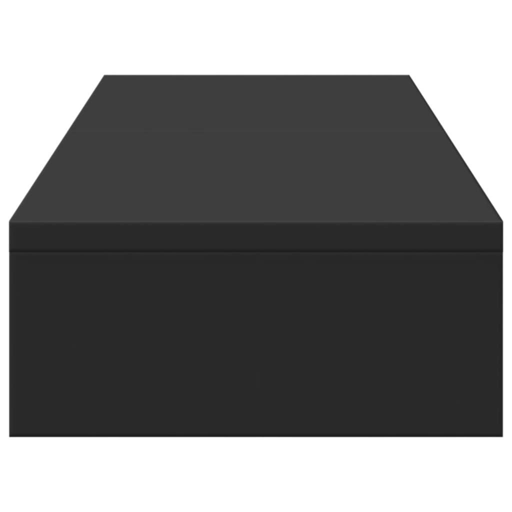 Monitorständer Verstellbar Schwarz 80x24x10,5 cm Holzwerkstoff