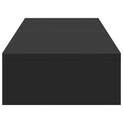 Monitorständer Verstellbar Schwarz 80x24x10,5 cm Holzwerkstoff