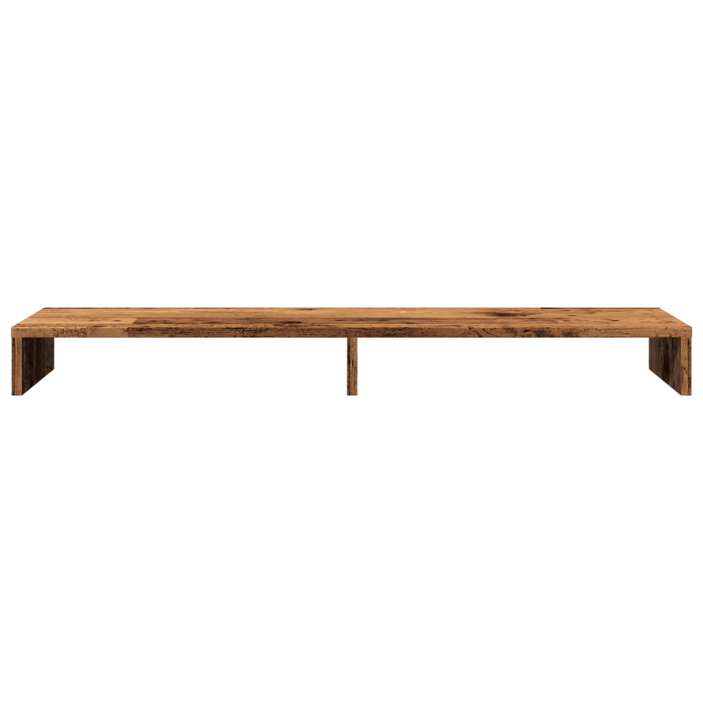 Monitorständer Altholz-Optik 100x27x10 cm Holzwerkstoff