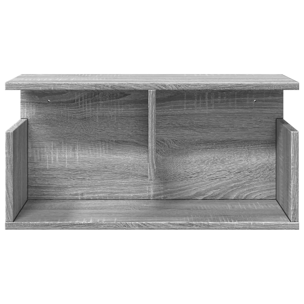 Wandschrank 60x20x30 cm Grau Sonoma Holzwerkstoff