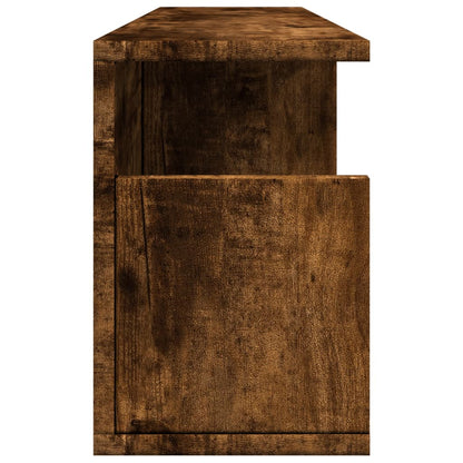 Wandschrank 80x20x30 cm Räuchereiche Holzwerkstoff