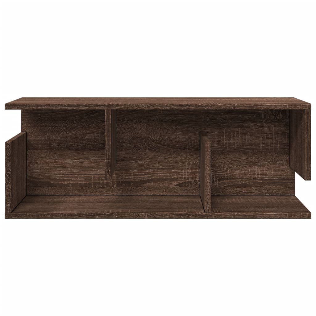 Wandschrank 80x20x30 cm Eichen-Optik Holzwerkstoff