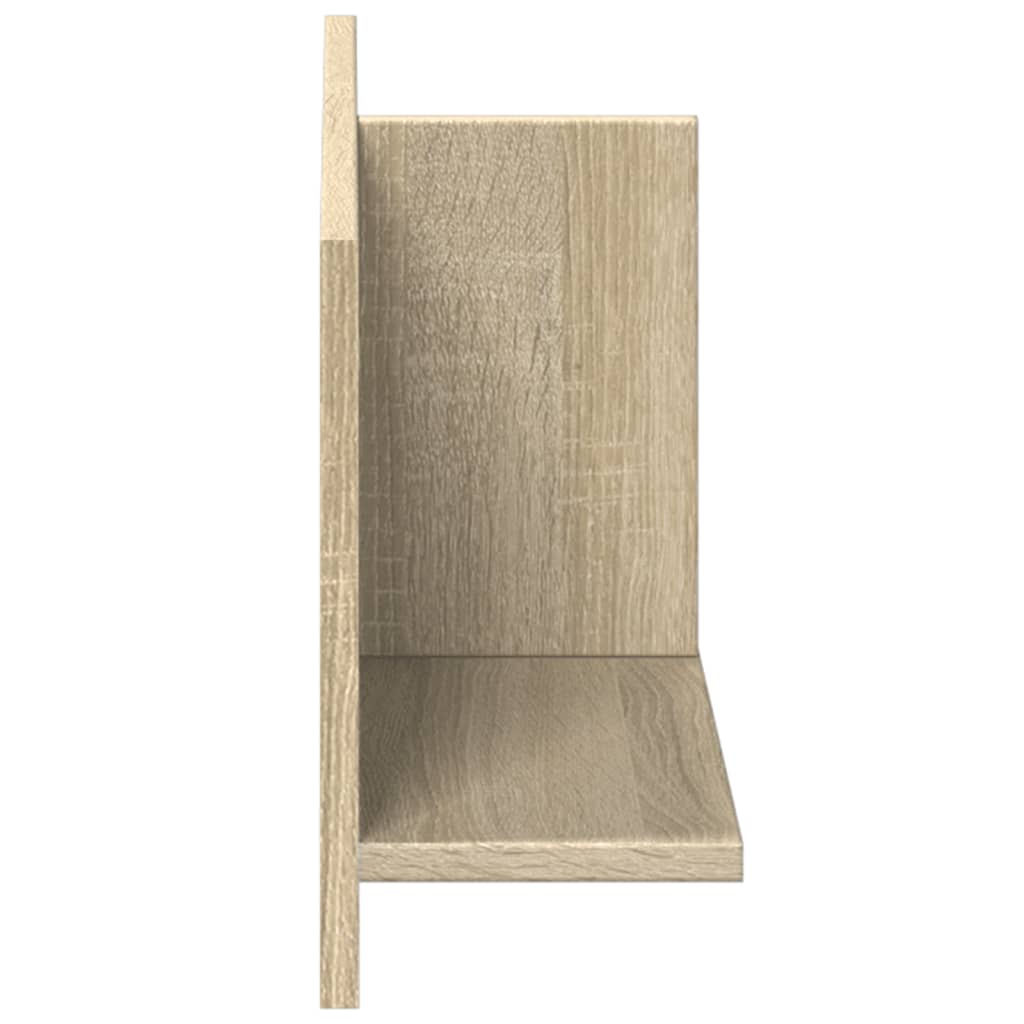 Wandschrank 70x16,5x30 cm Sonoma Eiche Holzwerkstoff