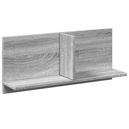 Wandschrank 70x16,5x30 cm Grau Sonoma Holzwerkstoff