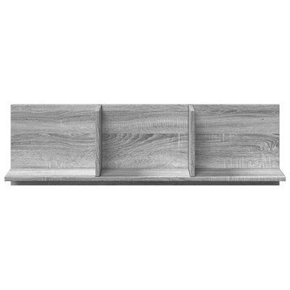 Wandschrank 100x16,5x30 cm Grau Sonoma Holzwerkstoff