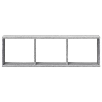 Wandschrank 100x16x30 cm Grau Sonoma Holzwerkstoff