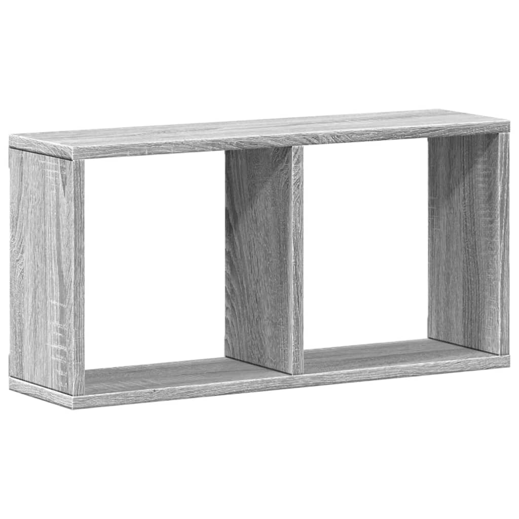 Wandschrank 60x16x30 cm Grau Sonoma Holzwerkstoff