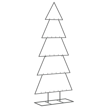 Metall-Weihnachtsbaum für Dekorationen Schwarz 150 cm