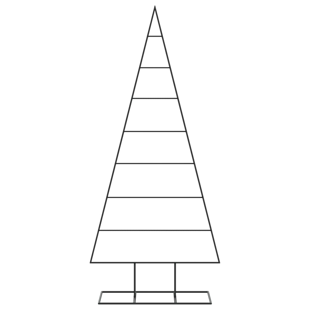 Albero di Natale in metallo per decorazioni, nero, 180 cm