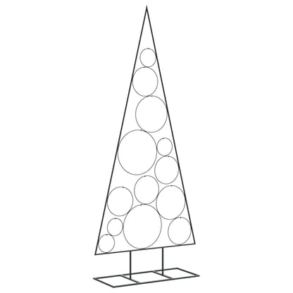 Metall-Weihnachtsbaum für Dekorationen Schwarz 150 cm