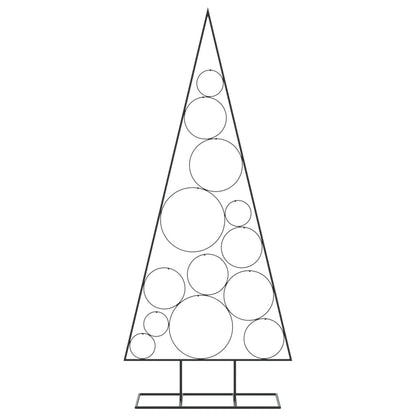 Metall-Weihnachtsbaum für Dekorationen Schwarz 150 cm