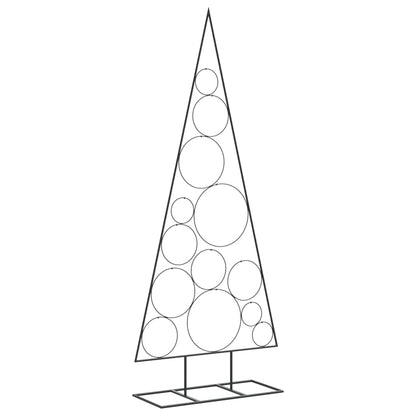 Metall-Weihnachtsbaum für Dekorationen Schwarz 150 cm