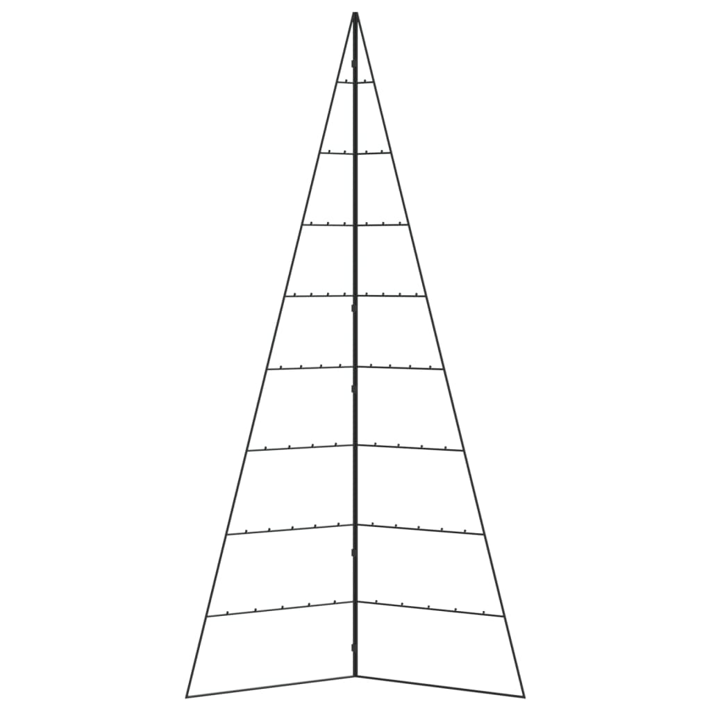 Metall-Weihnachtsbaum zum Dekorieren Schwarz 210 cm