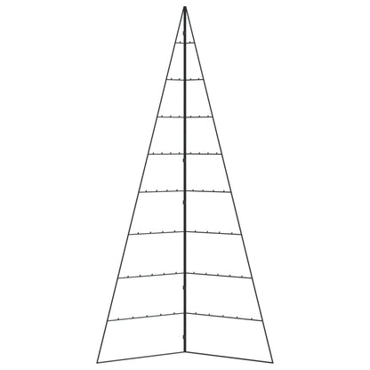 Metall-Weihnachtsbaum zum Dekorieren Schwarz 210 cm