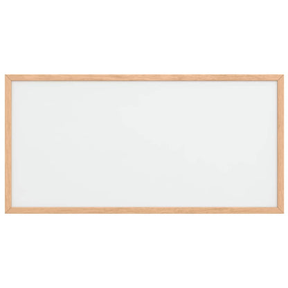 Magnetisches Whiteboard mit massivem Kiefernholzrahmen 60x30 cm