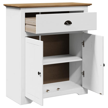 Flurschrank BODO Weiß und Braun 80x35x90 cm