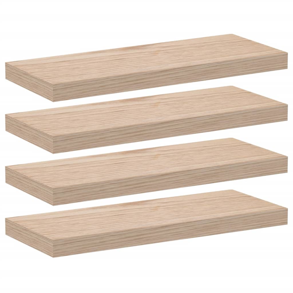 Schweberegale 4 Stk. 60x23,5x4 cm Holzwerkstoff