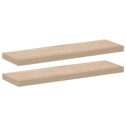 Schweberegale 2 Stk. 80x23,5x4 cm Holzwerkstoff