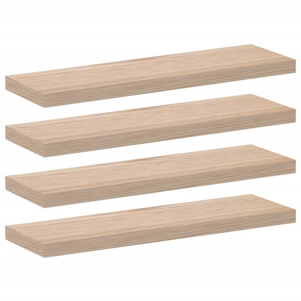 Schweberegale 4 Stk. 80x23,5x4 cm Holzwerkstoff