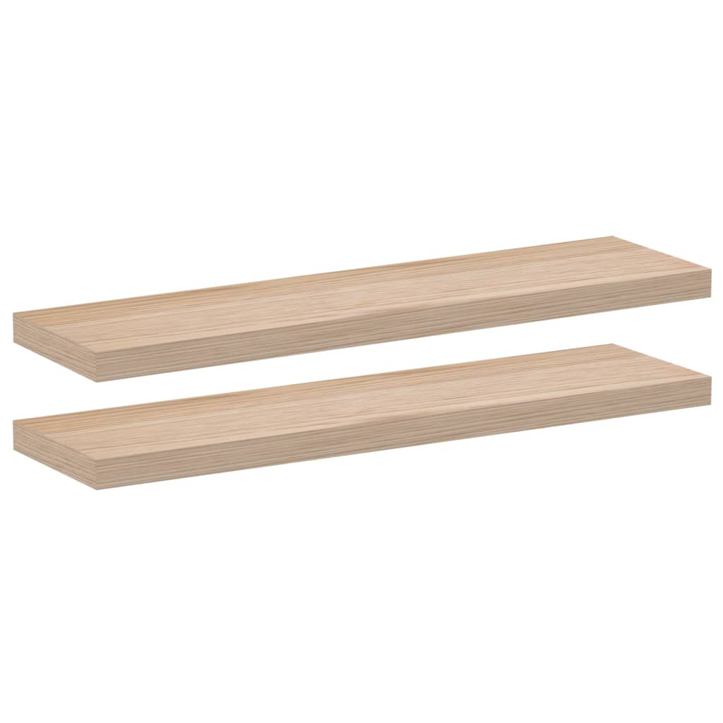 Schweberegale 2 Stk. 90x23,5x4 cm Holzwerkstoff