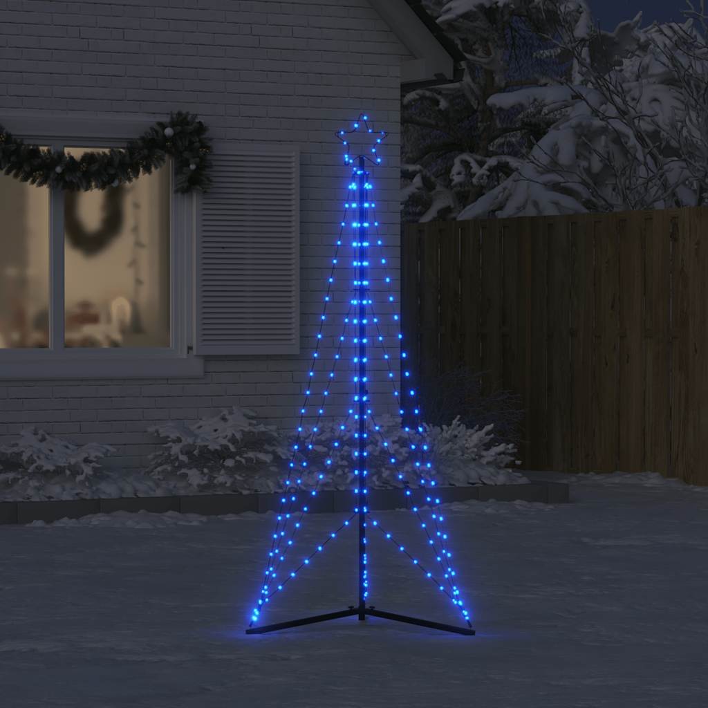 Weihnachtsbaum-Beleuchtung 363 LEDs Blau 182 cm