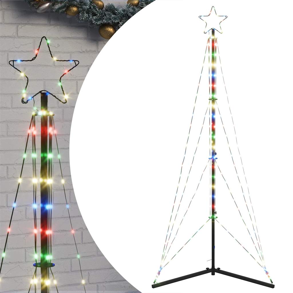 Weihnachtsbaum-Beleuchtung 363 LEDs Mehrfarbig 182 cm