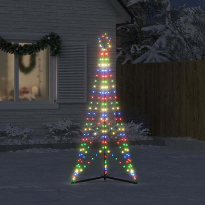 Weihnachtsbaum-Beleuchtung 363 LEDs Mehrfarbig 182 cm