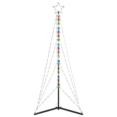 Weihnachtsbaum-Beleuchtung 363 LEDs Mehrfarbig 182 cm