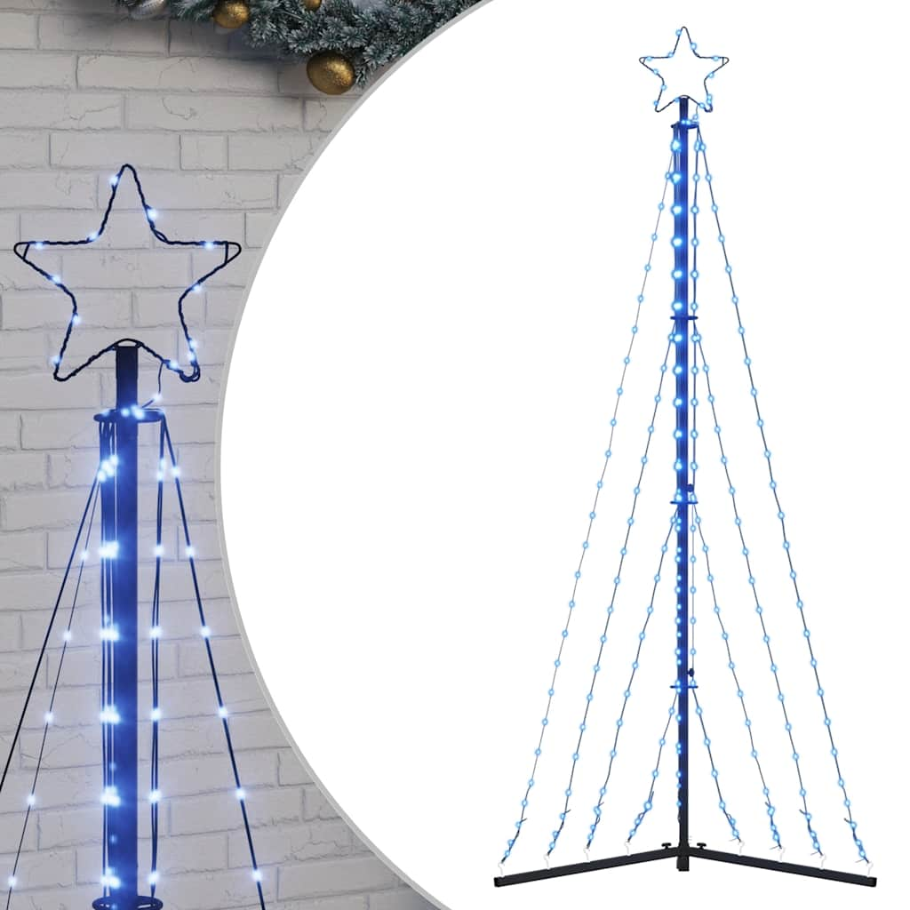 Weihnachtsbaum-Beleuchtung 339 LEDs Blau 187 cm