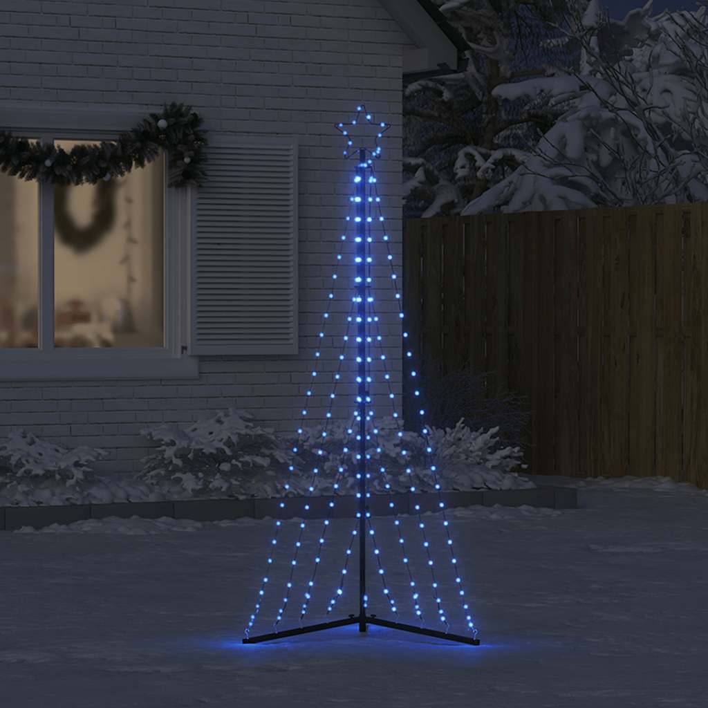 Weihnachtsbaum-Beleuchtung 339 LEDs Blau 187 cm