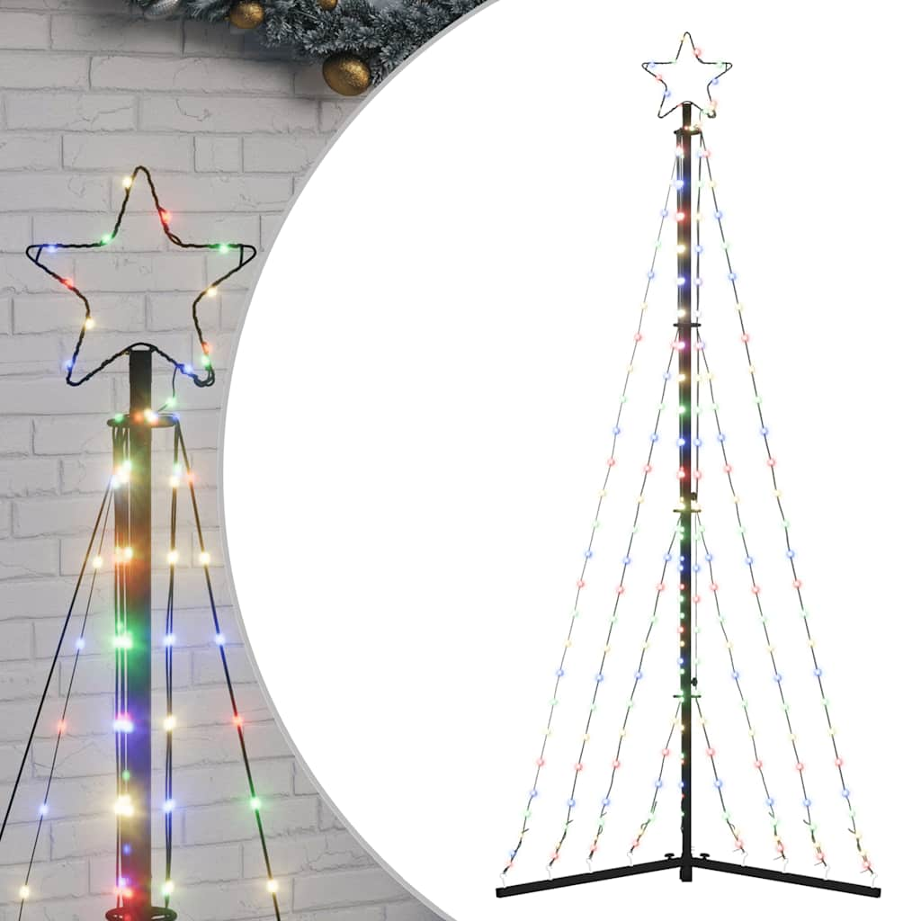 Weihnachtsbaum-Beleuchtung 339 LEDs Mehrfarbig 187 cm