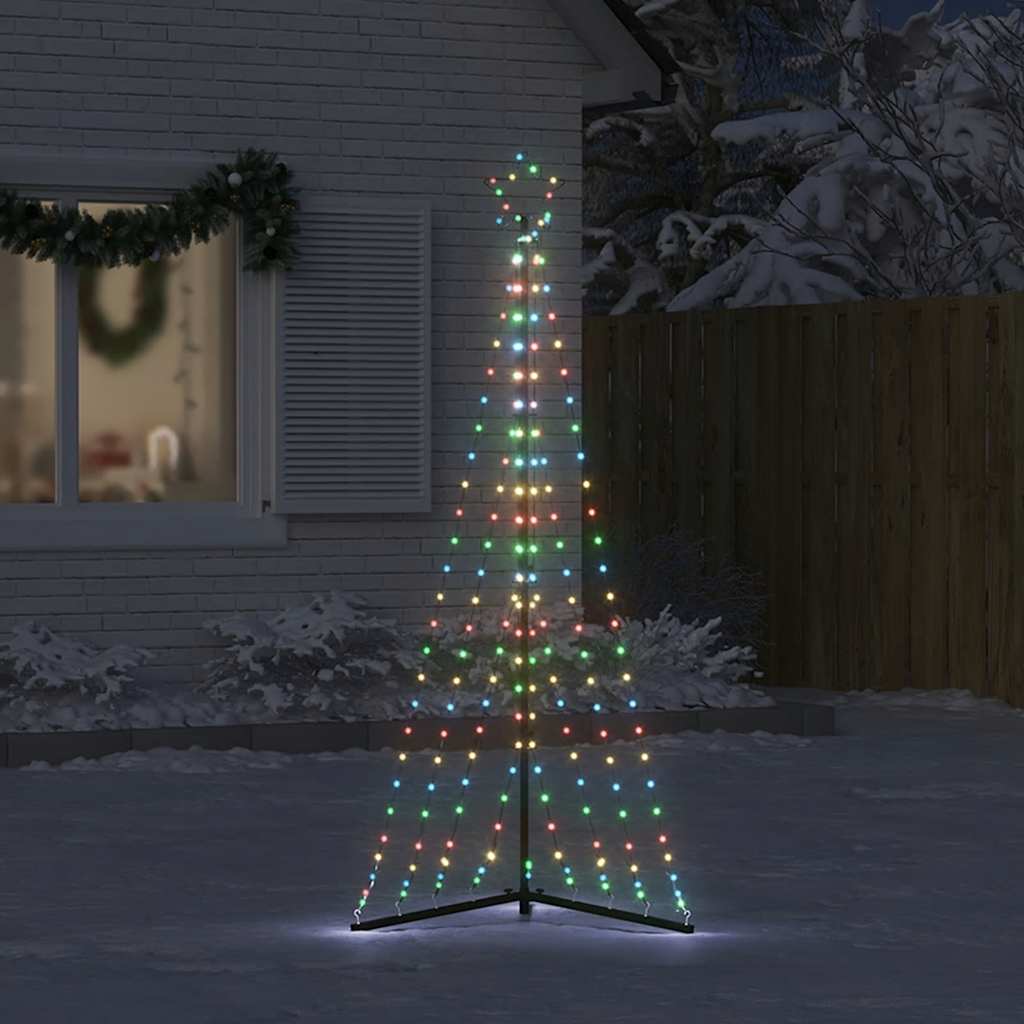 LED Weihnachtsbaum 339 LEDs Mehrfarbig 187 cm