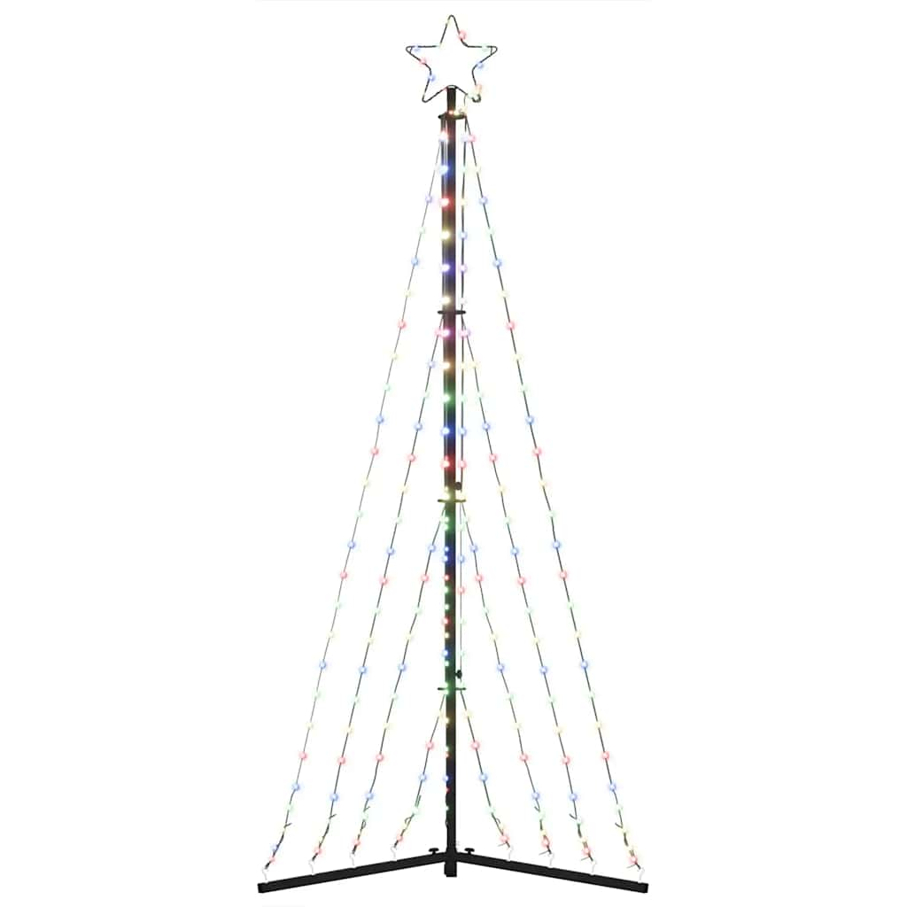 LED Weihnachtsbaum 339 LEDs Mehrfarbig 187 cm