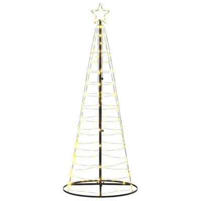 Weihnachtsbaum Kegelform 200 LEDs Warmweiß 182 cm