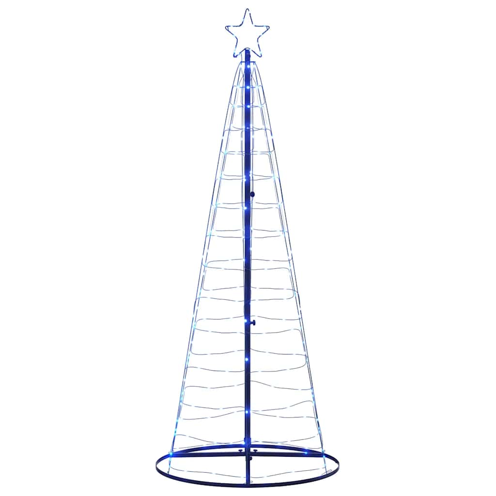 Weihnachtsbaum Kegelform 200 LEDs Blau 182 cm